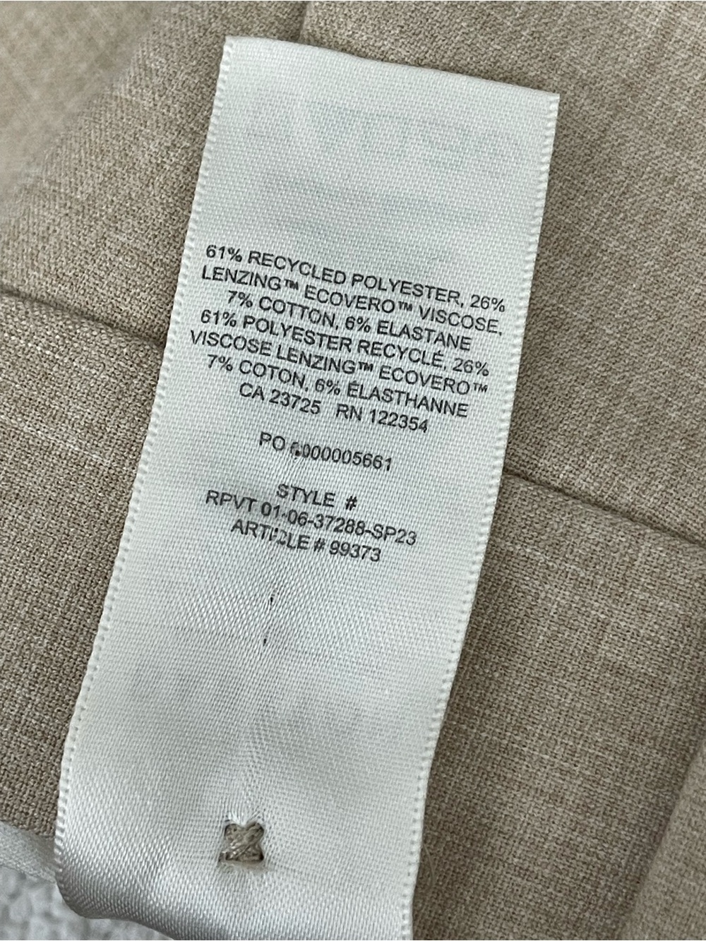 Aritzia Babaton Straight-Leg Trousers - Picture 3 of 3